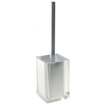 White 5 Star Hotel Resin Bathroom Accessories Toilet Brush Holders